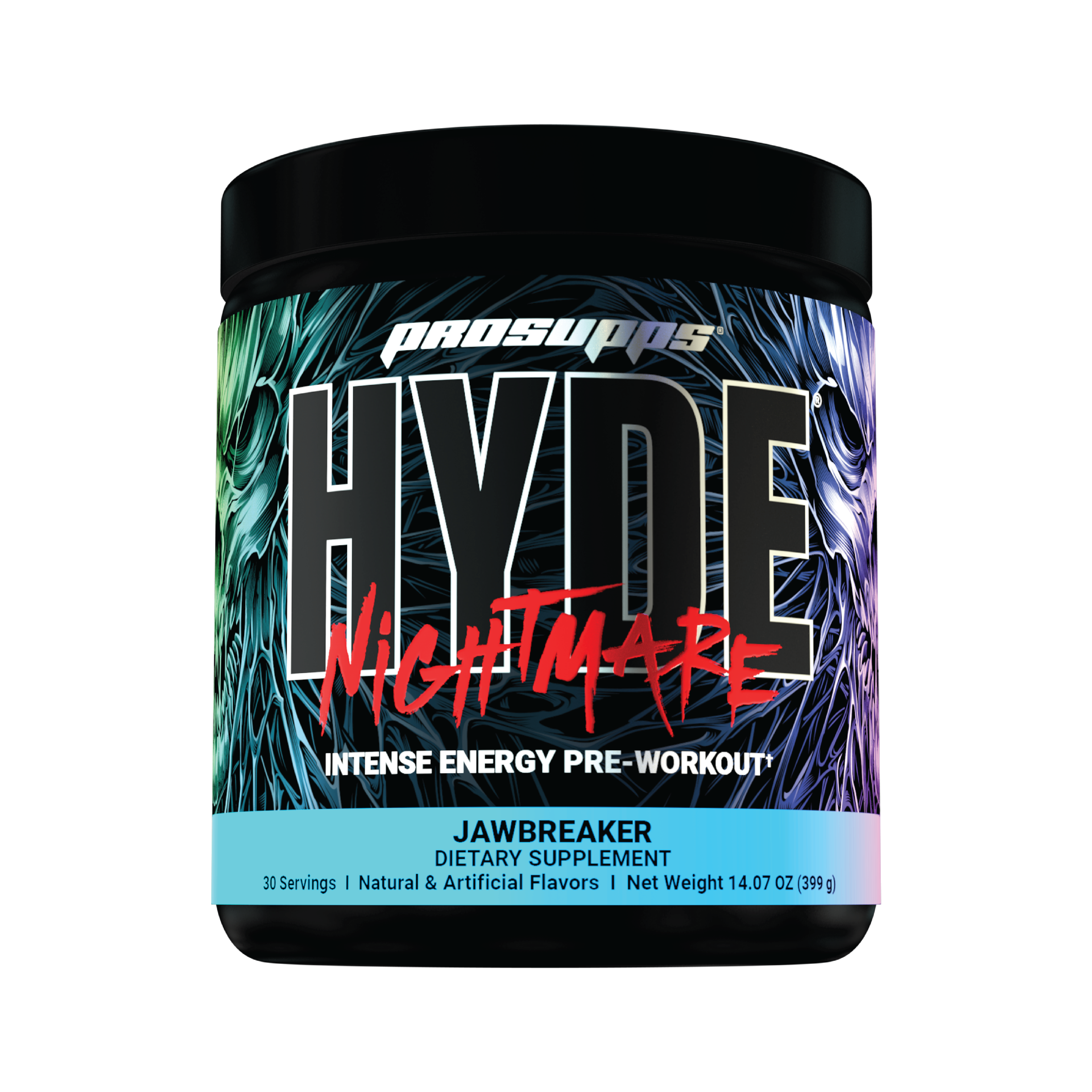 Iron asylum official importer of prosupps hyde pre workout nightmare jawbreaker flavour