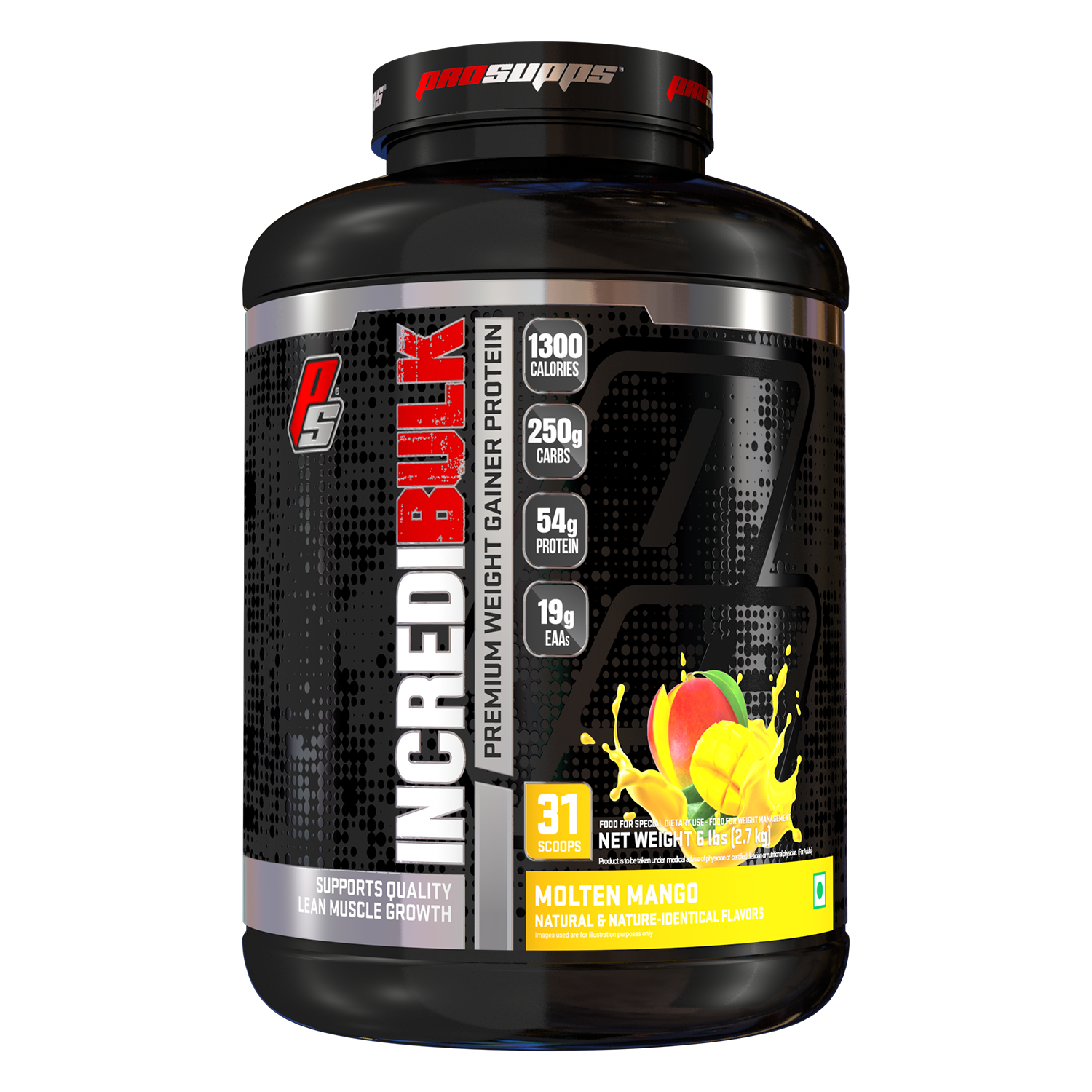 Iron asylum official importer of prosupps incredibulk molten mango flavour