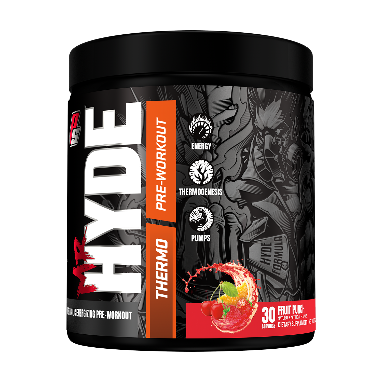 Iron asylum official importer of prosupps hyde pre workout Thermo fruit punch flavour