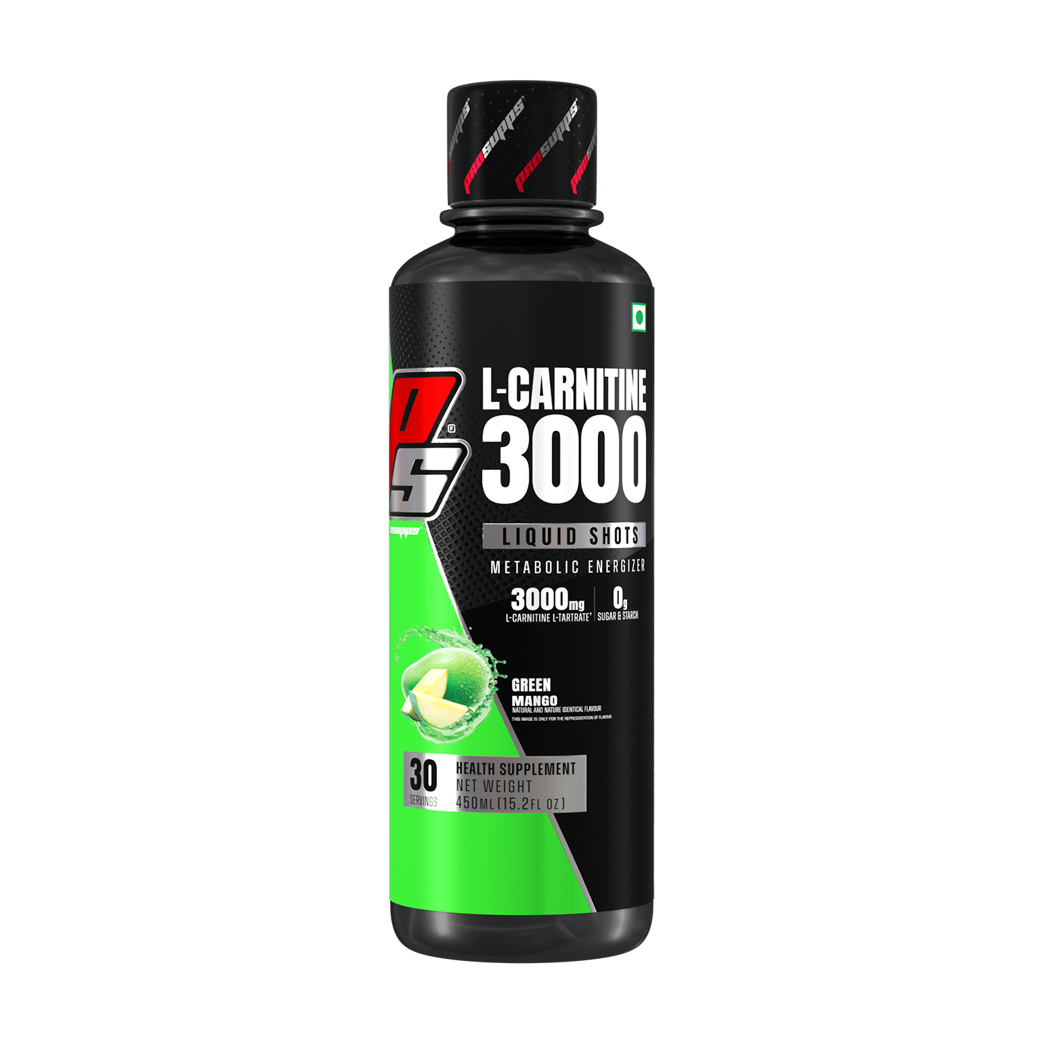 iron asylum official importer of prosupps l-carnitine 3000 green mango flavour