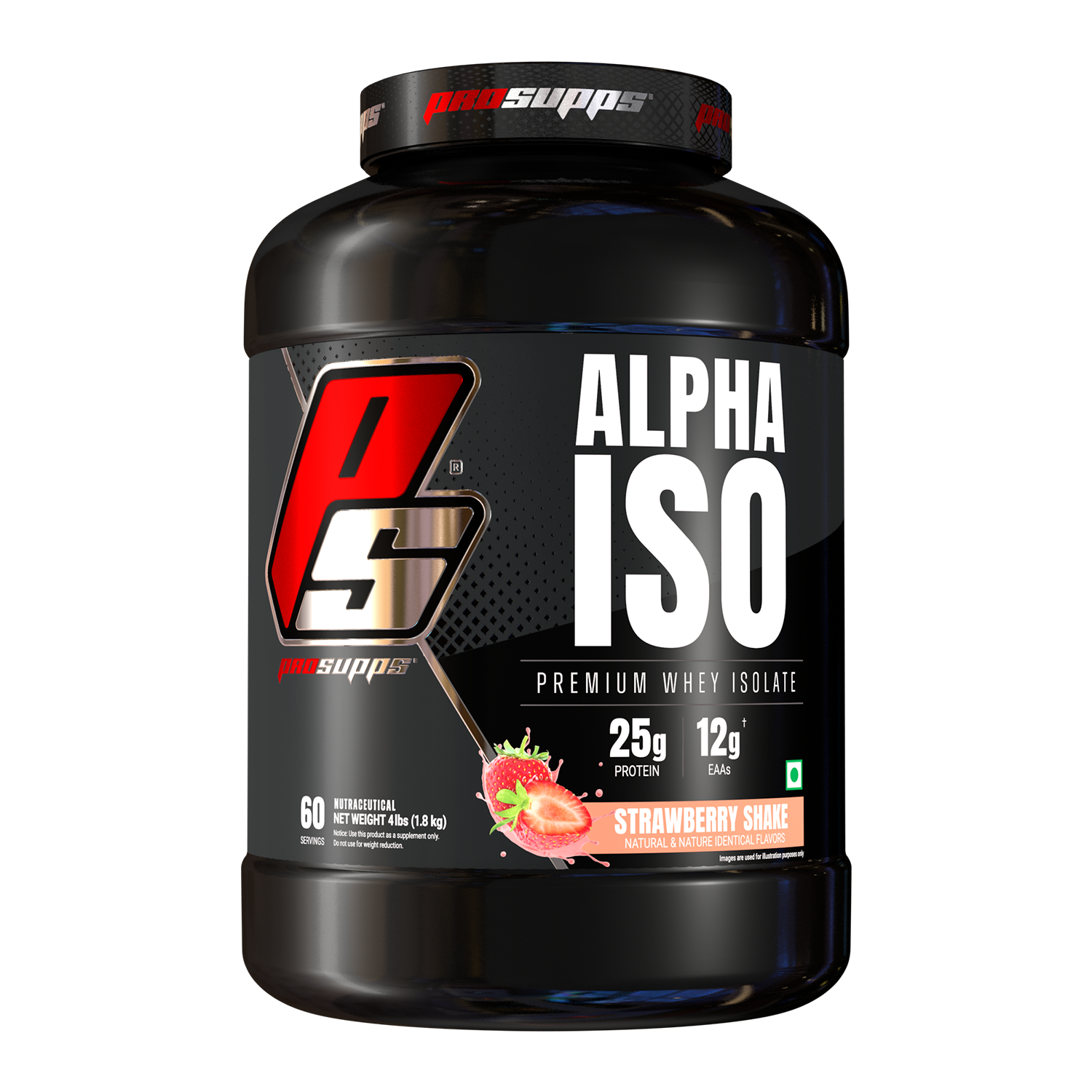 Iron asylum official importer of alpha iso strawberry shake flavour