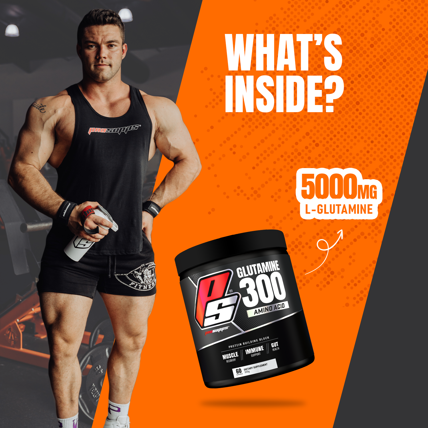 Fitness and Lifestyle Essentials prosupps glutamine 300 main ingredients 