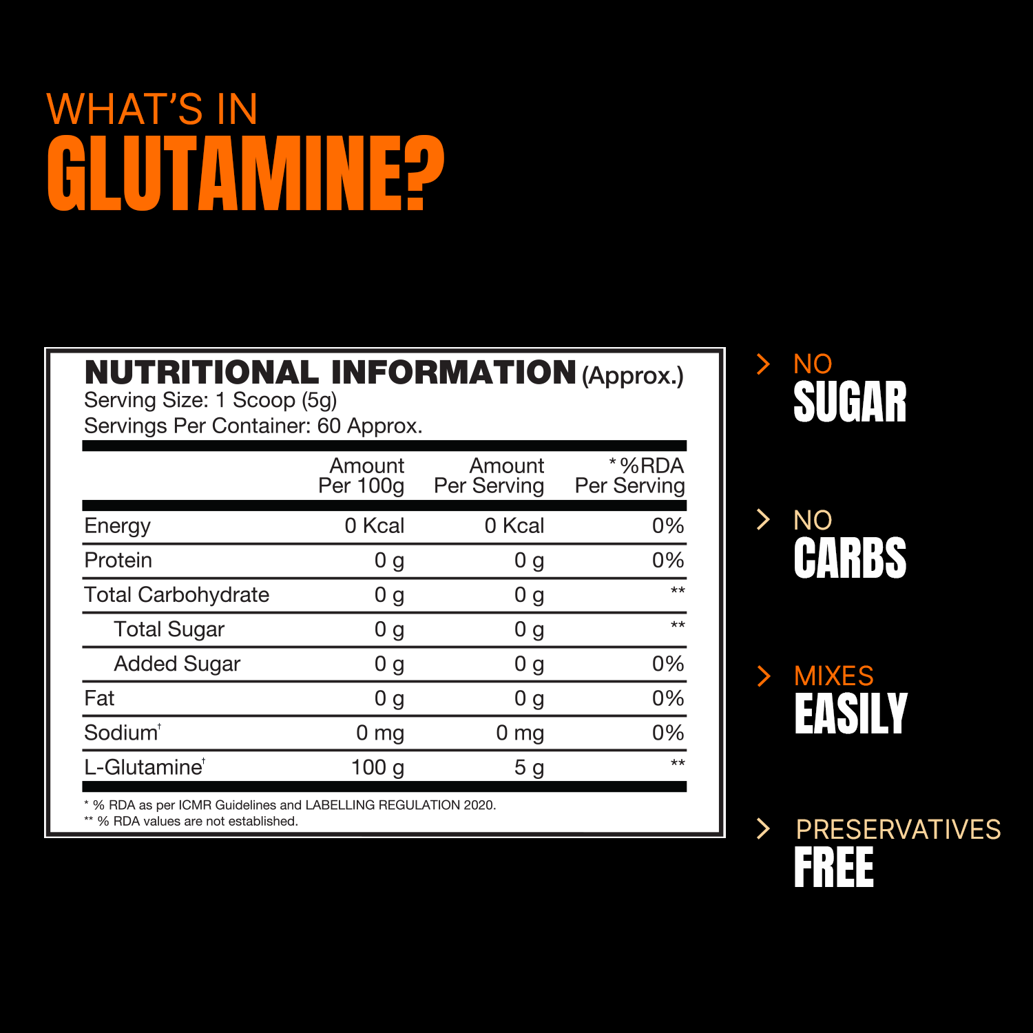 Lifestyle Nutrition prosupps nutrition glutamine 300 product description