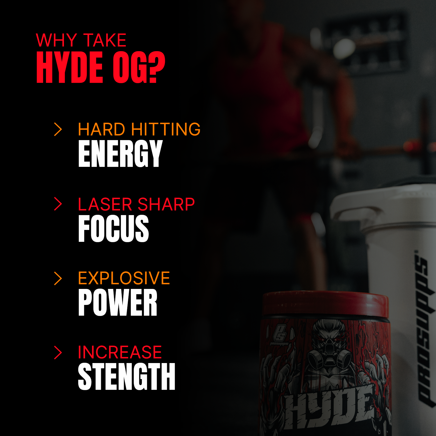 Iron asylum official importer of prosupps hyde pre workout OG why to consume